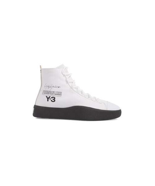 Y-3（ワイスリー）の「Y-3 Bashyo High Top Sneaker（スニーカー・レディース・White・8.5 M/5.5 M/7 M/10 M/6 M/7.5 M/9.5 M/8 M）」の5枚目の写真
