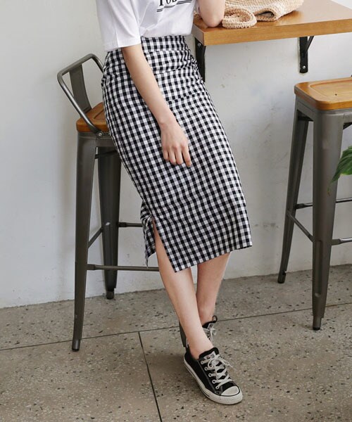 縮約 前方へ 広告主 Dholic チェック スカート Realifeyouth Org