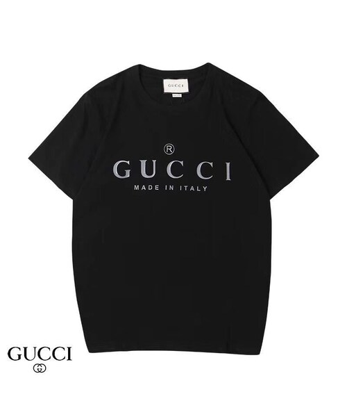 Gucci グッチ の Gucci グッチ プリントロゴ Tシャツ メンズレディース Tシャツ カットソー Wear