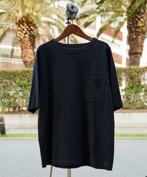 LIDNM（リドム）の「レイヤードビッグTシャツ（Tシャツ/カットソー・メンズ・ブラック・S.M.L）」の2枚目の写真