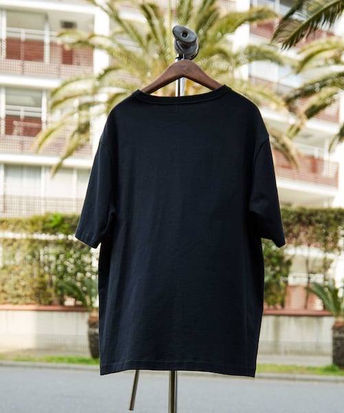 LIDNM（リドム）の「レイヤードビッグTシャツ（Tシャツ/カットソー・メンズ・ブラック・S.M.L）」の3枚目の写真