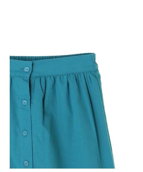 earth music&ecology（アースミュージックアンドエコロジー）の「・前釦ティアードスカート（スカート・ブラック/マスタード/ブルーグリーン・F）」の4枚目の写真