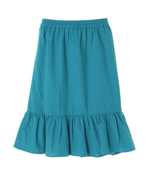 earth music&ecology（アースミュージックアンドエコロジー）の「・前釦ティアードスカート（スカート・ブラック/マスタード/ブルーグリーン・F）」の2枚目の写真