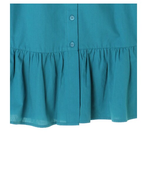 earth music&ecology（アースミュージックアンドエコロジー）の「・前釦ティアードスカート（スカート・ブラック/マスタード/ブルーグリーン・F）」の5枚目の写真