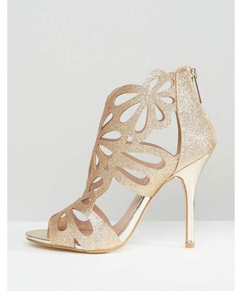 miss kg gold sandals