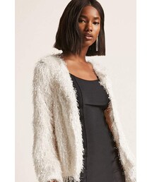 FOREVER 21 | Forever 21 Fuzzy Open-Front Jacket(ジャケット/アウター)