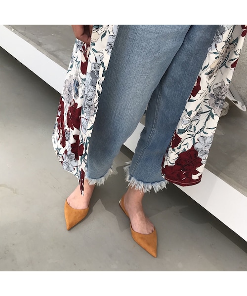 copine(コピン)の「再入荷!レトロ花柄ボリューム袖ロングガウン/ロングカーディガン(2color)【クリックポスト対象商品】(カーディガン/ボレロ・レディース・その他)」の15枚目の写真