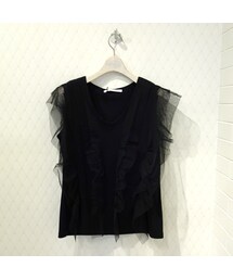 person&people | チュールVネックトップス(タンクトップ)