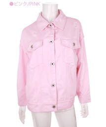Bobon21 | オーバーサイズデニムジャケット-全２色-(デニムジャケット)