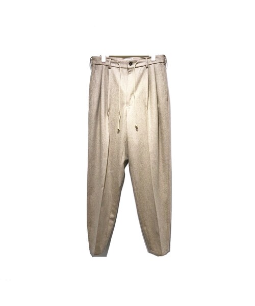 yotsuba(ヨツバ)の「yotsuba Wide Slacks(スラックス・メンズ・ブラック BLACK/ベージュ BEIGE/グレー GRAY/ブラウン BROWN/アーミーカーキ ARMY KHAKI/ワインレッド WINE RED/ミッドナイトブルー MIDNIGHT BLUE/ピンク PINK/ライトブルー LIGHT BLUE・size 1・2・0)」の4枚目の写真