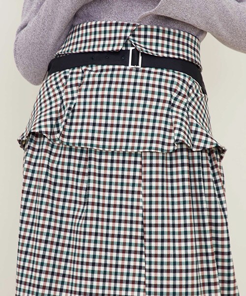 STUDIOUS（ステュディオス）の「チェックコルセットスカート（）」 - WEAR 
