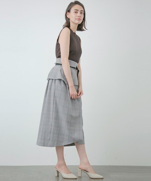 STUDIOUS（ステュディオス）の「チェックコルセットスカート（）」 - WEAR 