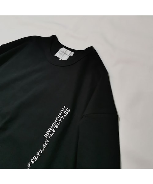 nunuforme（ヌヌ）の「nunuforme[ヌヌフォルム] / アドレス刺繍 T (kids)（Tシャツ/カットソー・キッズ・その他）」の3枚目の写真