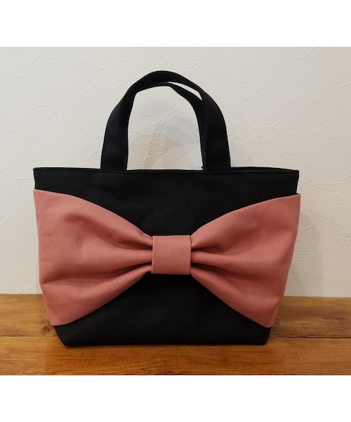 ハンドメイドリボンバッグ　専用　おまとめ品　トートバッグ　リボン Handmade（ハンドメイド）の「別注リボンバッグ（トートバッグ