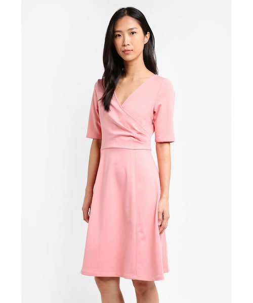 zalora wrap dress