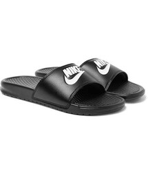 NIKE | Nike Benassi Jdi Printed Faux Leather Slides(その他シューズ)