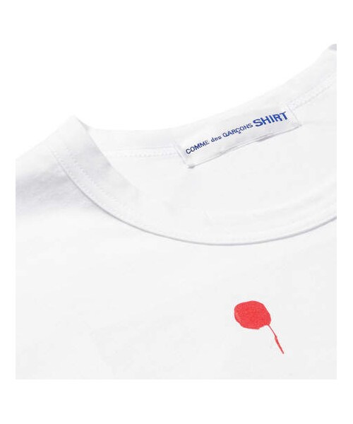 COMME des GARCONS（コムデギャルソン）の「Comme des Garçons SHIRT Printed Cotton-Jersey T-Shirt（Tシャツ/カットソー・メンズ・White・L/S/M/XL/XS）」の5枚目の写真