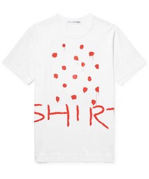 COMME des GARCONS | Comme des Garçons SHIRT Printed Cotton-Jersey T-Shirt(Tシャツ/カットソー)