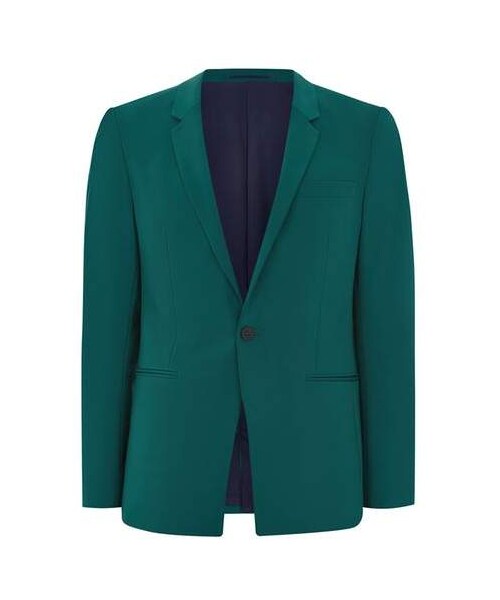 topman green coat