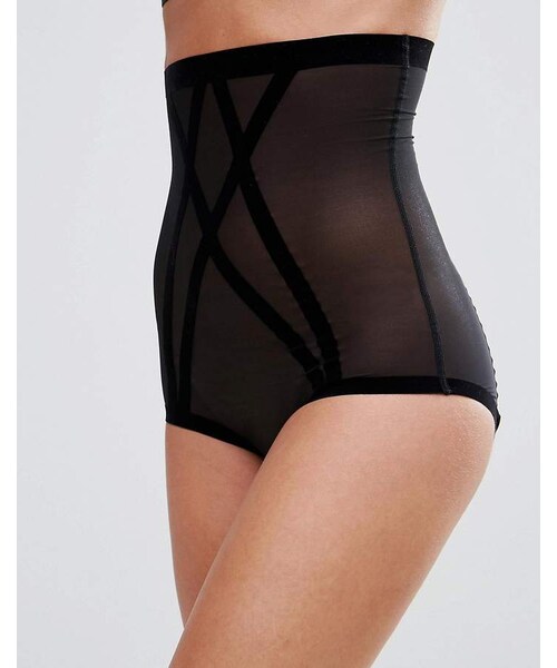 Wolford Tulle Control Panty High Waist In Stock At UK Tights