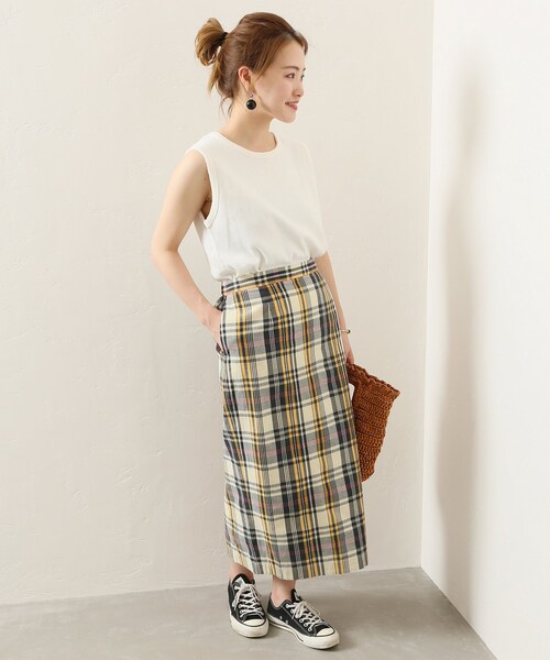 JOURNAL STANDARD relume（ジャーナルスタンダード　レリューム）の「ベージュ（スカート・ベージュ/36/在庫あり/38）」の5枚目の写真