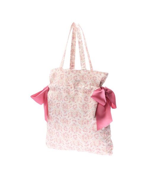 Maison de FLEUR（メゾンドフルール）の「・サテン花柄プリントダブル 