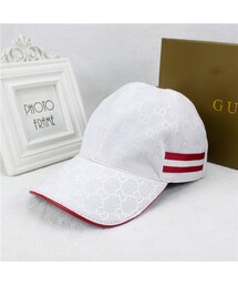 美品⭐︎ GUCCI 白キャップ ホワイト（白）系 GUCCI(グッチ) キャップ(レディース) - 海外
