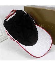 GUCCI グッチ　ベースボールキャップ　ホワイト 累積売上第1位【GUCCI☆グッチ】ベースボールキャップ (GUCCI