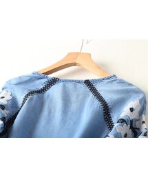 JEANS バルーンスリーブフィット - ミディアムブルー | ZARA