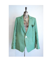 tiny dinosaur | フレンチリネンジャケット(テーラードジャケット)