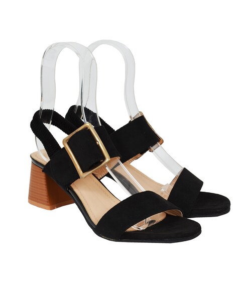 STYLEBLOCK（スタイルブロック）の「バックル付アンクルベルトサンダル（サンダル・レディース・ブラック/グレー/ベージュ・35）」の2枚目の写真