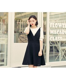 HOTPING | Aラインフレアビスチェワンピース(ワンピース)