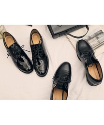 HOTPING | 2TYPEレースアップローファ(ローファー)