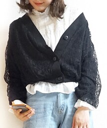 Tiffee SELECT | ゆったりドルマンオーバーレースカーディガン(カーディガン/ボレロ)