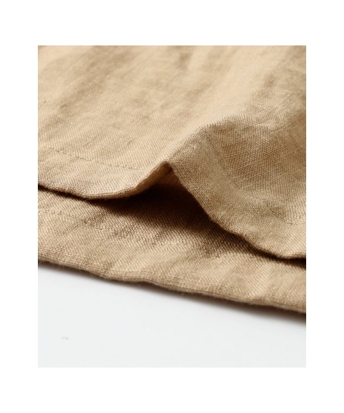 URBAN RESEARCH DOORS（アーバンリサーチドアーズ）の「Audrey and John Wad 60sリネンキャンバスワッシャーガウン（ワンピース/ドレス・レディース・キャメル/ブラック・one）」の10枚目の写真
