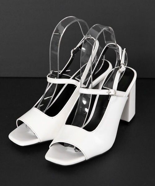 DHOLIC(ディーホリック)の「アンクルストラップハイヒールシューズ(その他シューズ・レディース・パープル/レッド/ブラック/ホワイト・225/230/235/240/245/250)」の2枚目の写真