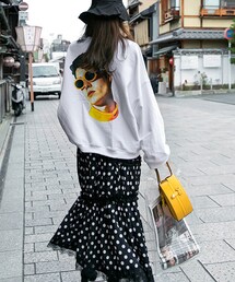 DINT | 図面レタリングマンツーマントップ(スウェット)