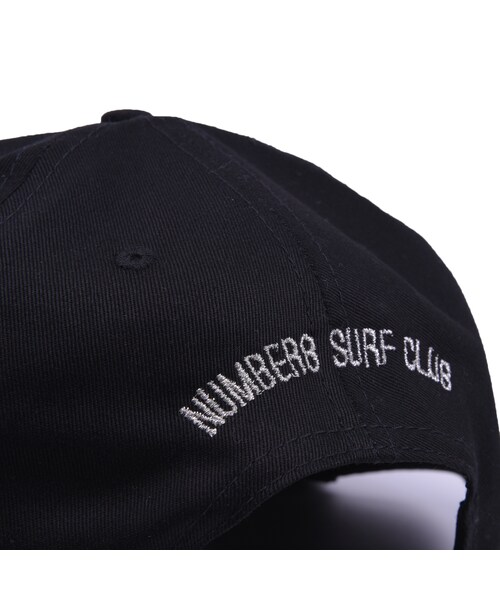 Number8 SURF CLUB(ナンバーエイトサーフクラブ)の「NUMBER8 SURF CLUB × NEW ERA ベースボールキャップ 9FIFTY SNAPBACK(キャップ・レディース・ブラック/ディープネイビー・FREE)」の5枚目の写真