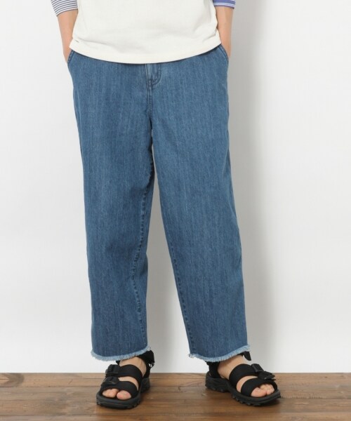 RAGEBLUE(レイジブルー)の「デニムペインターアンクルパンツ(パンツ・ライトブルー/ブルー/ネイビー)」の2枚目の写真