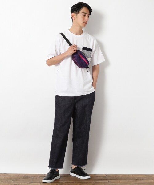 RAGEBLUE(レイジブルー)の「デニムペインターアンクルパンツ(パンツ・ライトブルー/ブルー/ネイビー)」の6枚目の写真