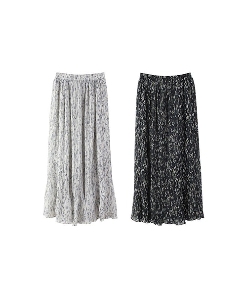 bodurine（ボドゥリネ）の「フラワーロングスカート*全2色*（スカート・レディース・블루/화이트/그외・one size）」の3枚目の写真