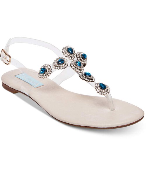 blue by betsey johnson flats