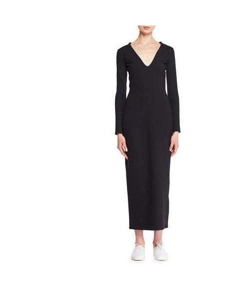 THE ROW（ザロウ）の「THE ROW Ninoh V-Neck Long-Sleeve Knit Midi