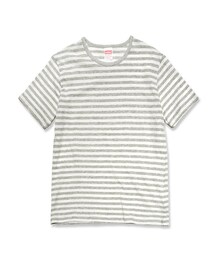 flower | Healthknit S/S border top ～ﾍﾙｽﾆｯﾄS/Sﾎﾞｰﾀﾞｰﾄｯﾌﾟ(Tシャツ/カットソー)