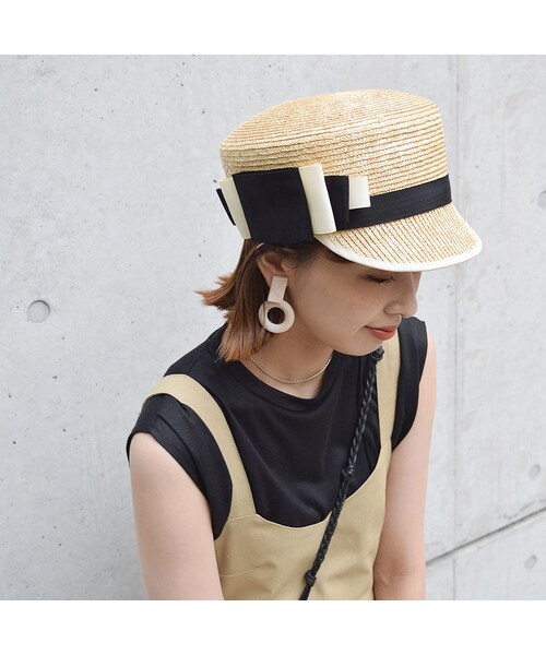 no brand(ノーブランド)の「Ribbon Casket(キャスケット・レディース・その他)」の1枚目の写真