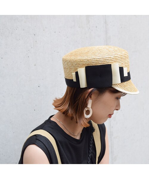 no brand(ノーブランド)の「Ribbon Casket(キャスケット・レディース・その他)」の5枚目の写真