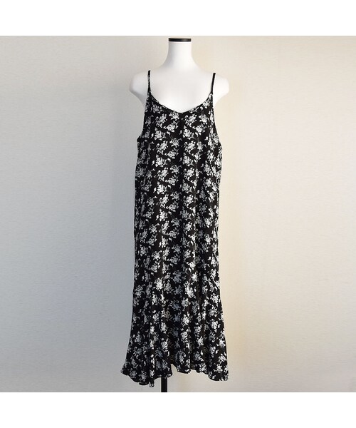 no brand（ノーブランド）の「ヴィンテージフラワーアシメキャミOP（ワンピース・レディース・その他）」の5枚目の写真