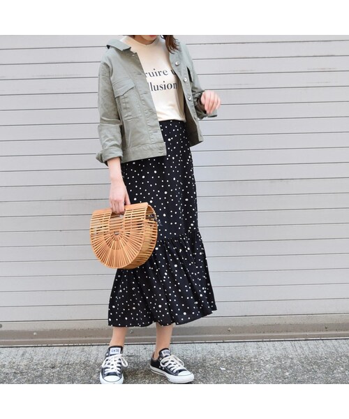 no brand（ノーブランド）の「【 MORE SALE 】ドット柄マーメイドSK（スカート・レディース・その他）」の11枚目の写真