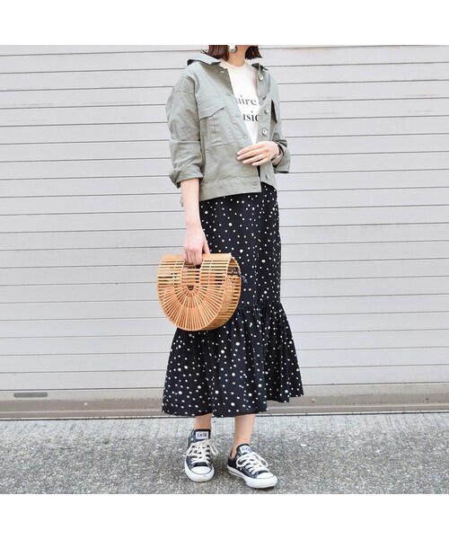 no brand（ノーブランド）の「【 MORE SALE 】ドット柄マーメイドSK（スカート・レディース・その他）」の3枚目の写真