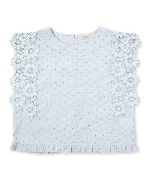flower(フラワー)の「flower bouquet blouse ~フラワーブーケブラウス(シャツ/ブラウス・レディース・blue/white/pink/green・FREE)」の1枚目の写真
